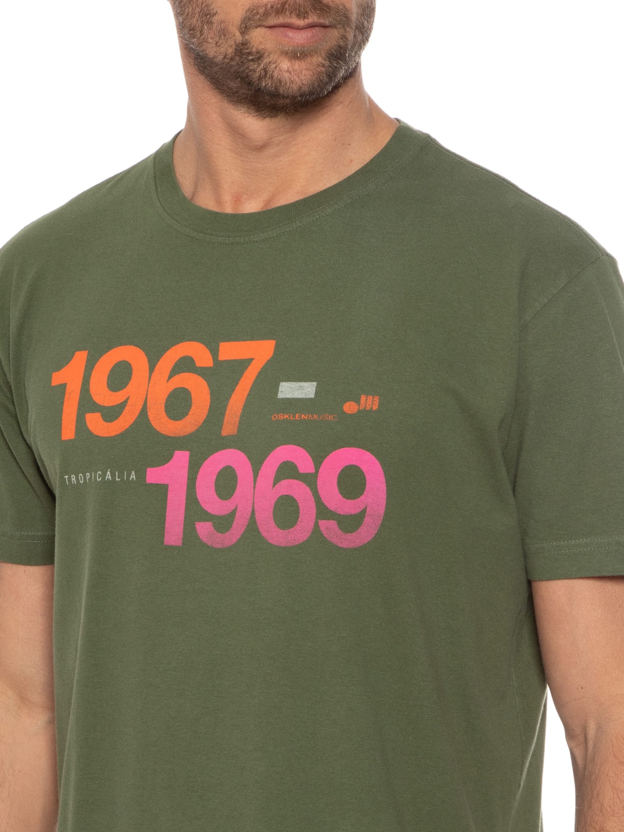 Camiseta Masculina Vintage 67-69 Verde Osklen