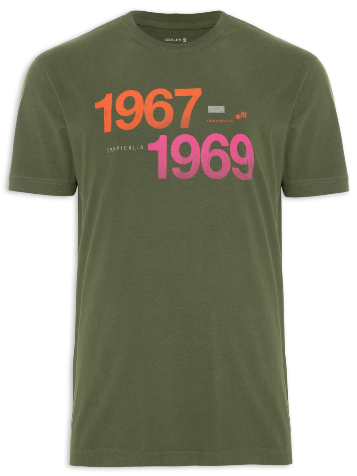 Camiseta Masculina Vintage 67-69 Verde Osklen