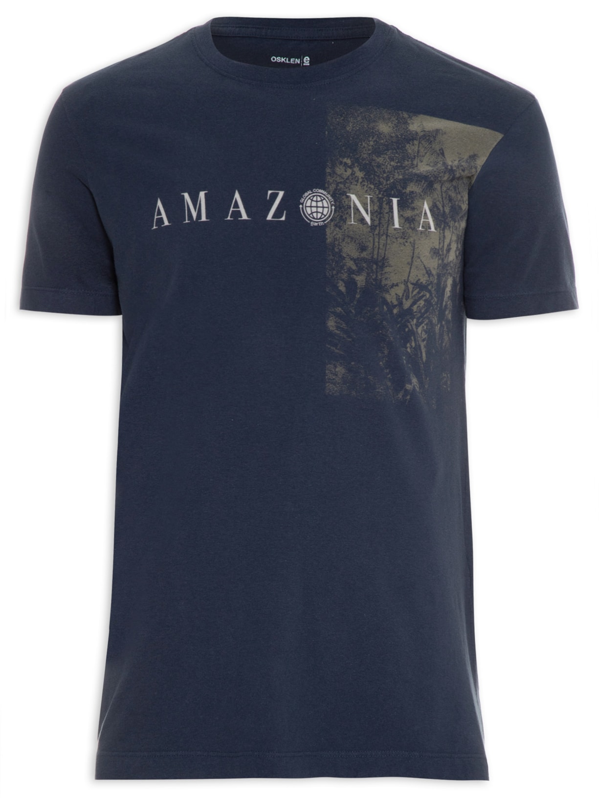 Camiseta Masculina Vintage Amazon Focus - Azul