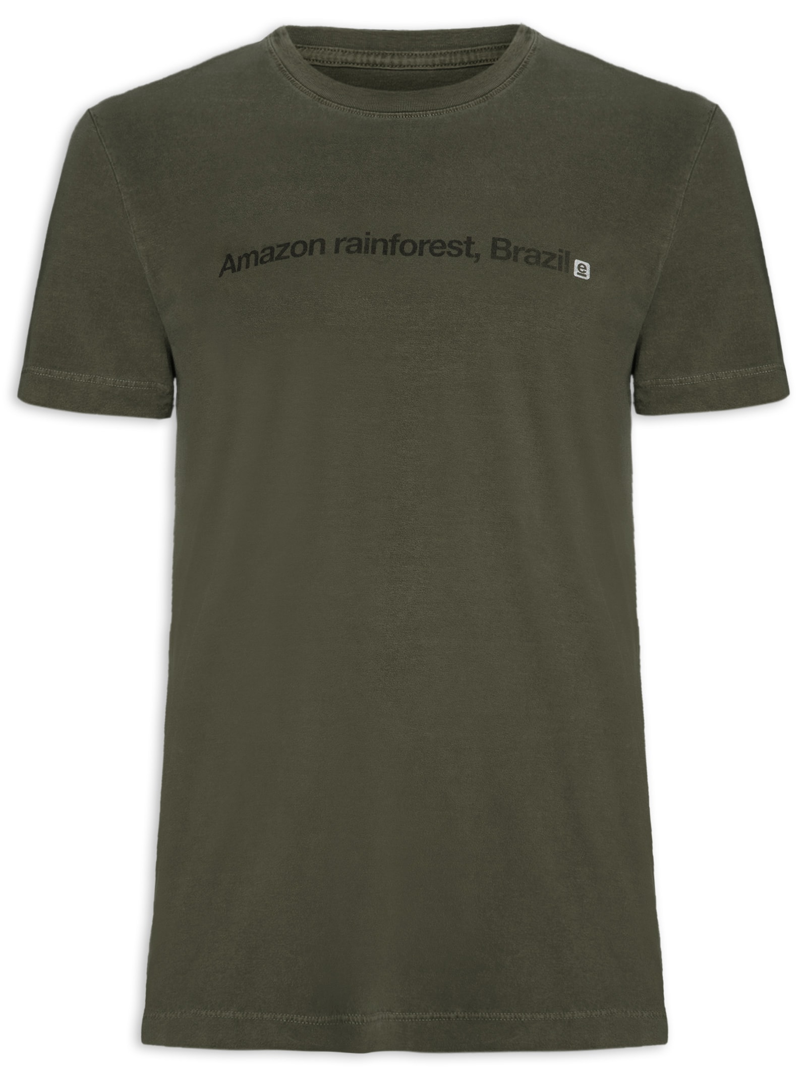 T-shirt Masculina Vintage Amazon Rainforest - Osklen - Verde