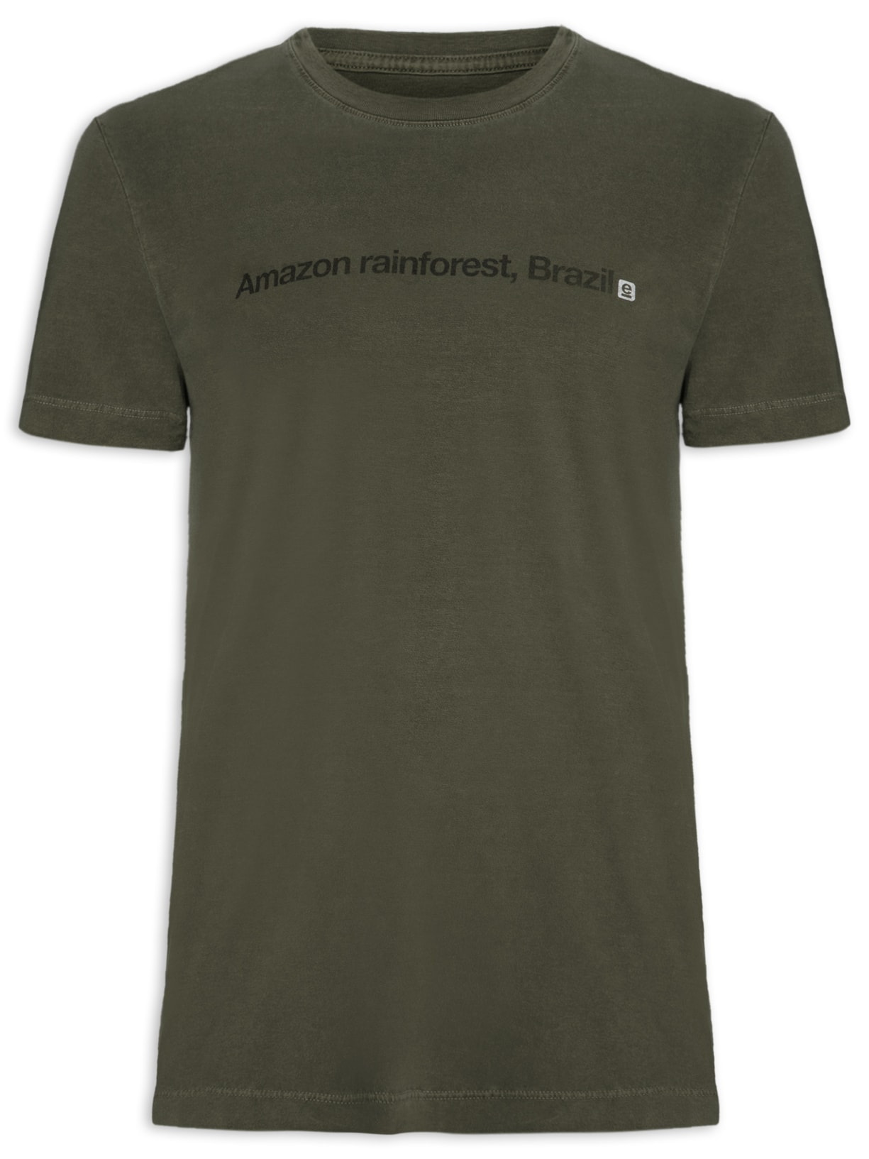 Camiseta Masculina Vintage Amazon Rainforest - Verde