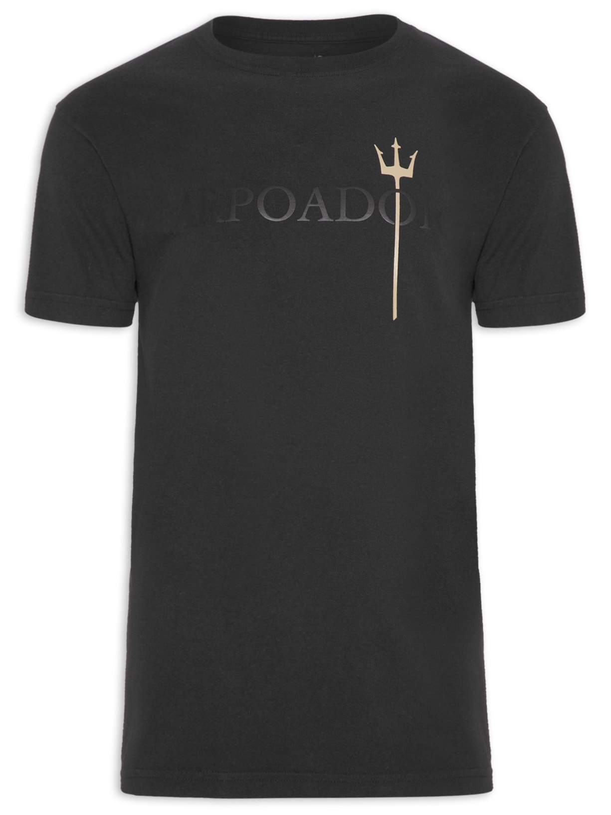 Camiseta Masculina Vintage Arpoador - Preto