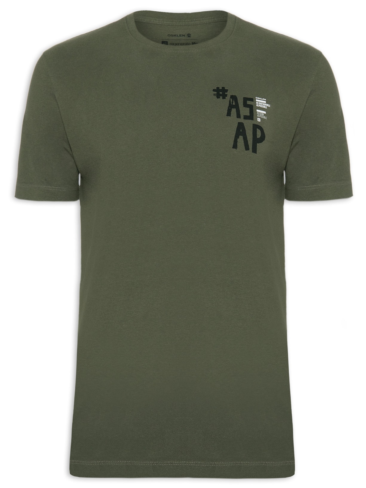 Camiseta Masculina Vintage Asap - Verde