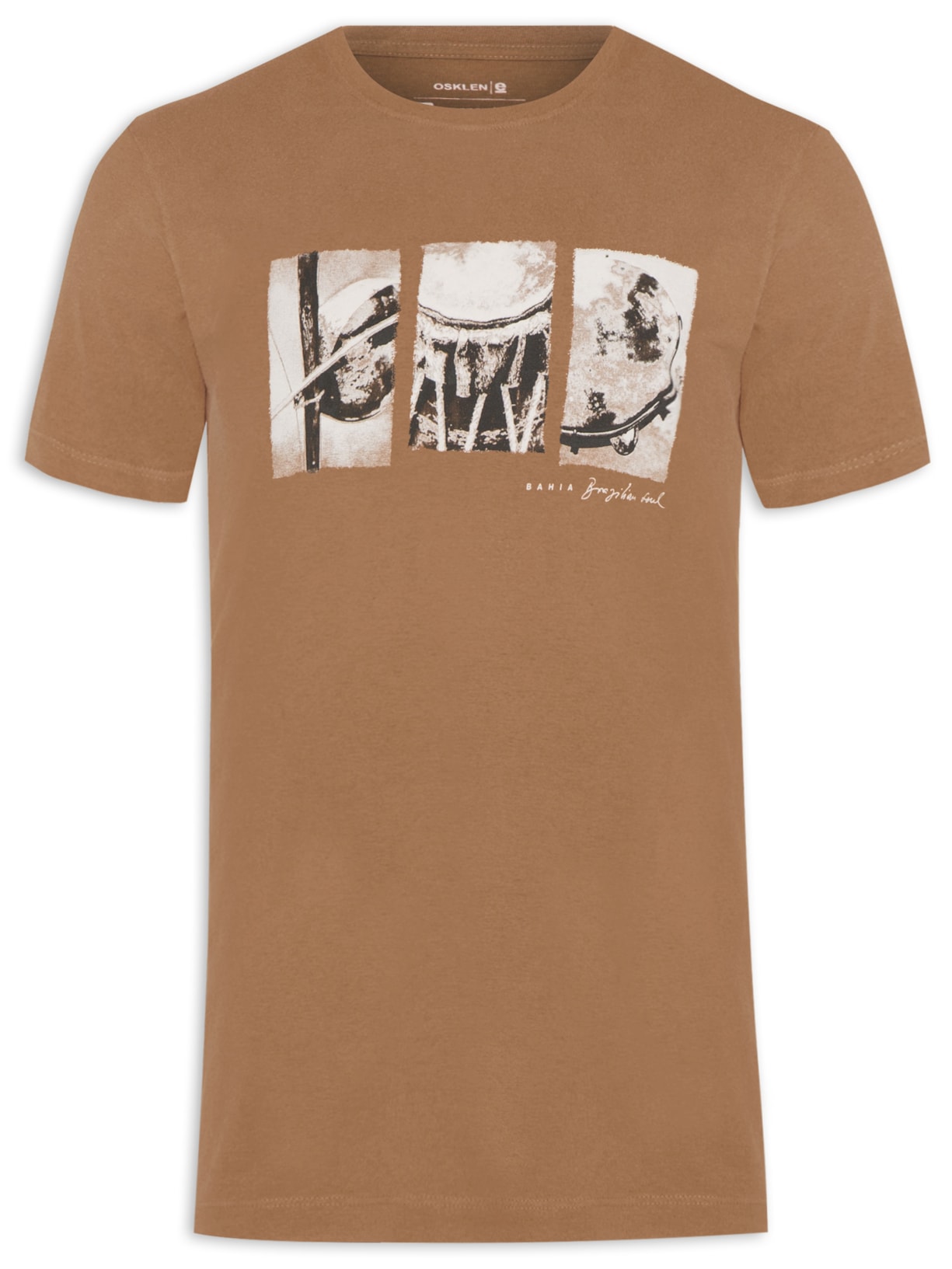 Camiseta Masculina Vintage Batuques Capoeira - Marrom