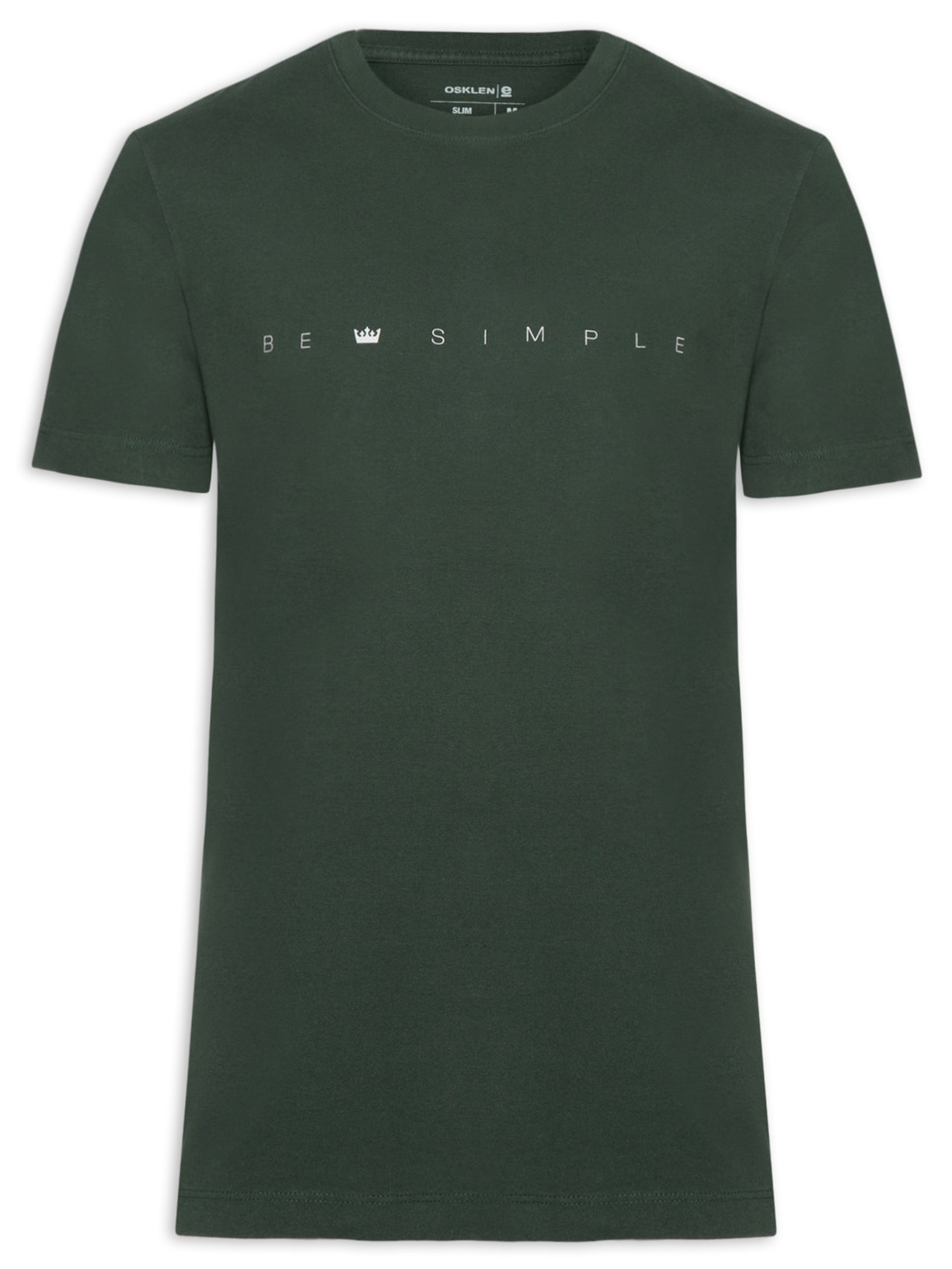 Camiseta Masculina Vintage Be Simple - Verde