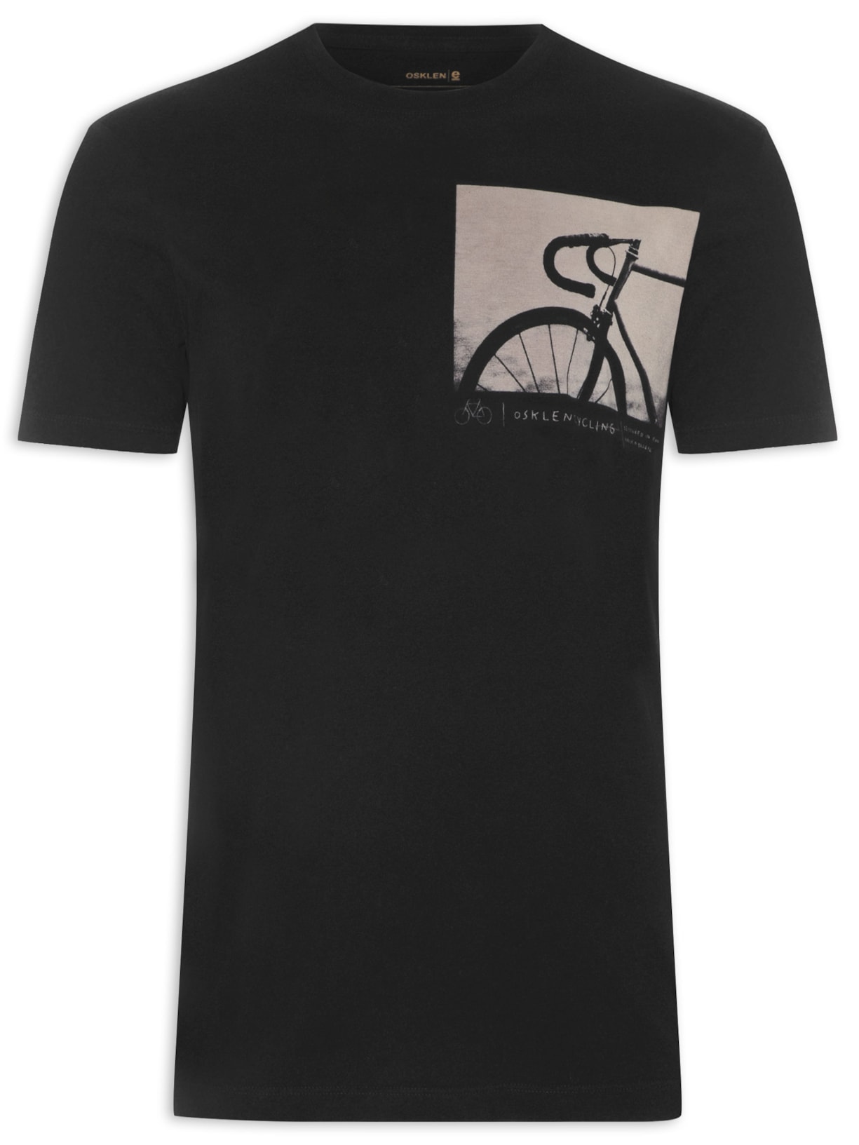 Camiseta Masculina Vintage Bike Preto Osklen
