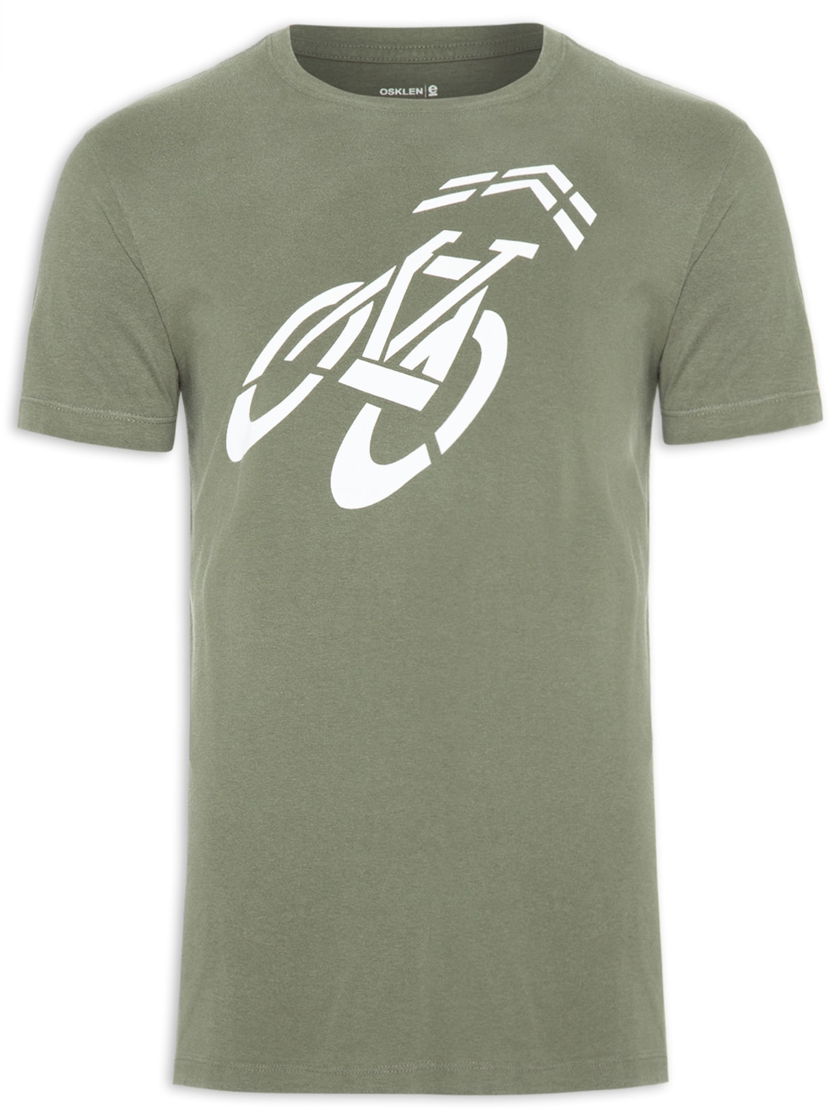 Camiseta Masculina Vintage Bikesign - Verde