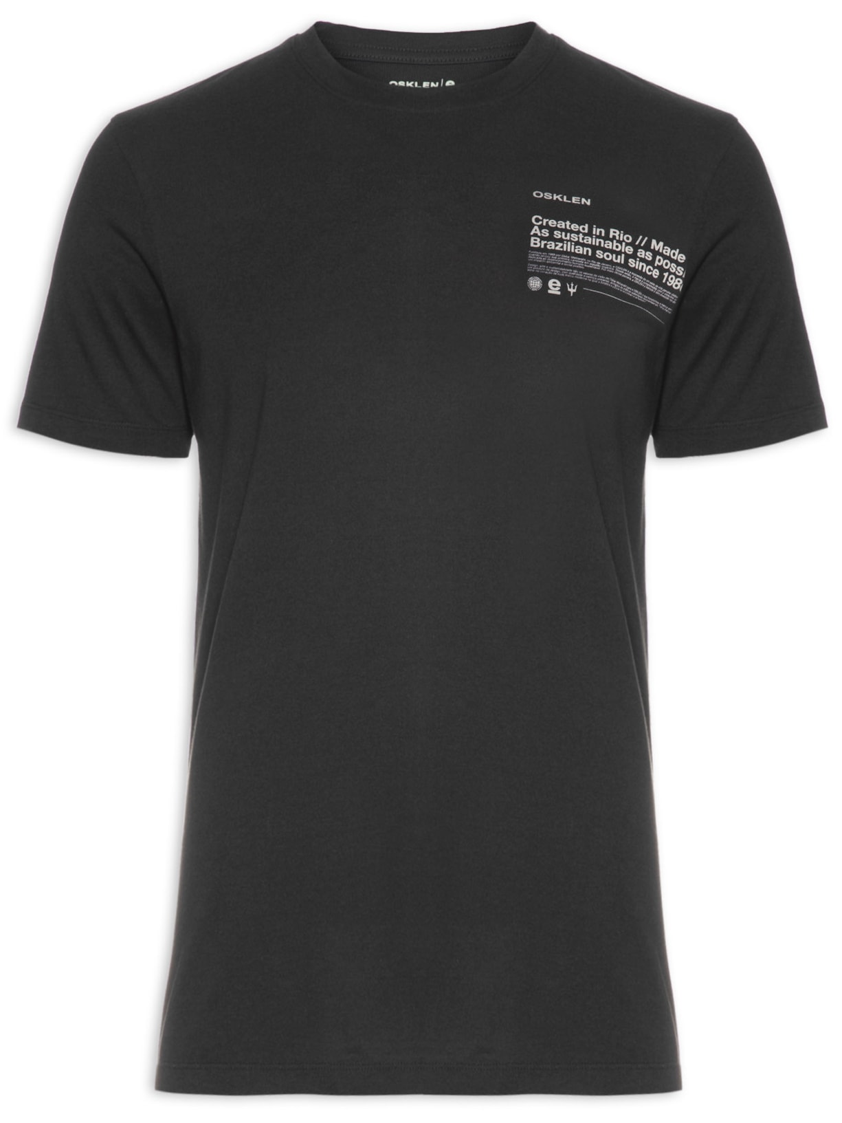 Camiseta Masculina Vintage Branded - Preto