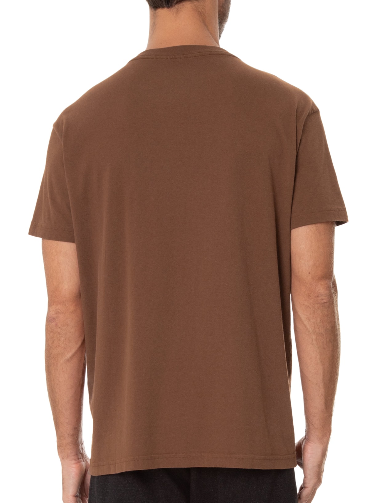 Camiseta Masculina Vintage Brasão Marrom Osklen