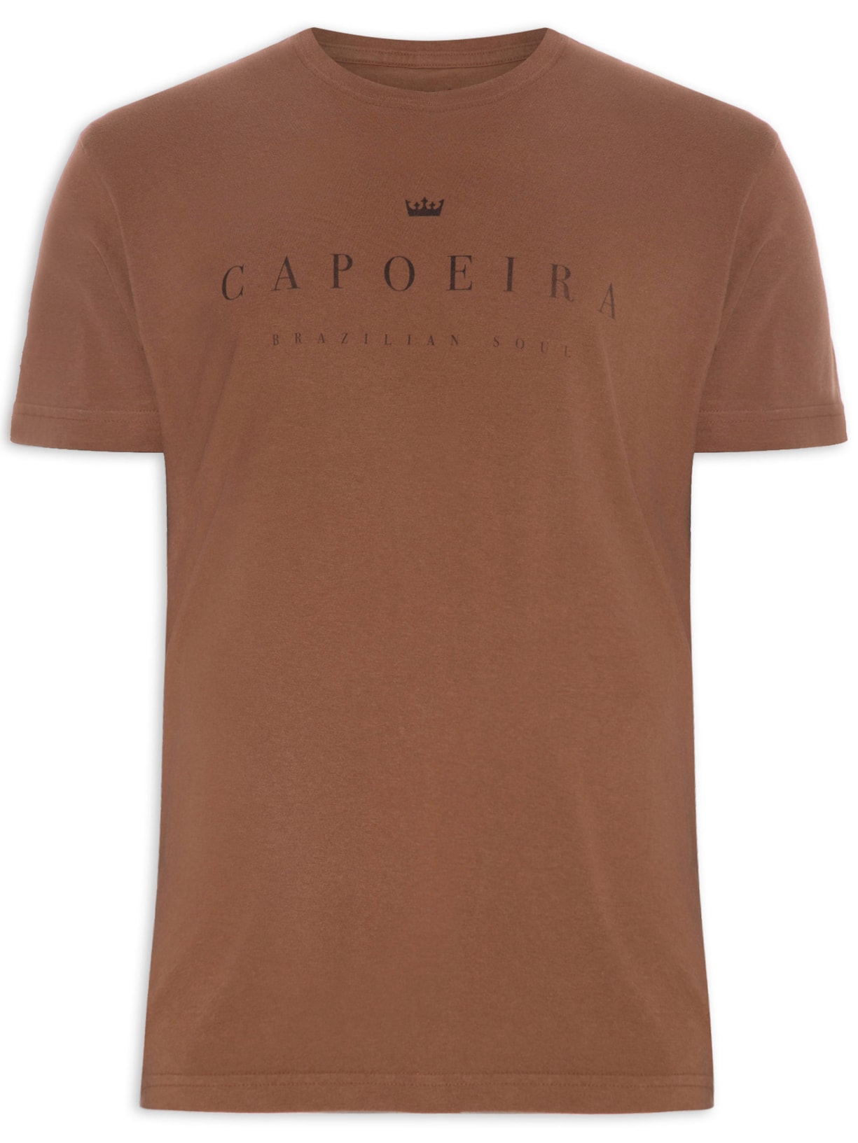 Camiseta Masculina Vintage Capoeira - Marrom
