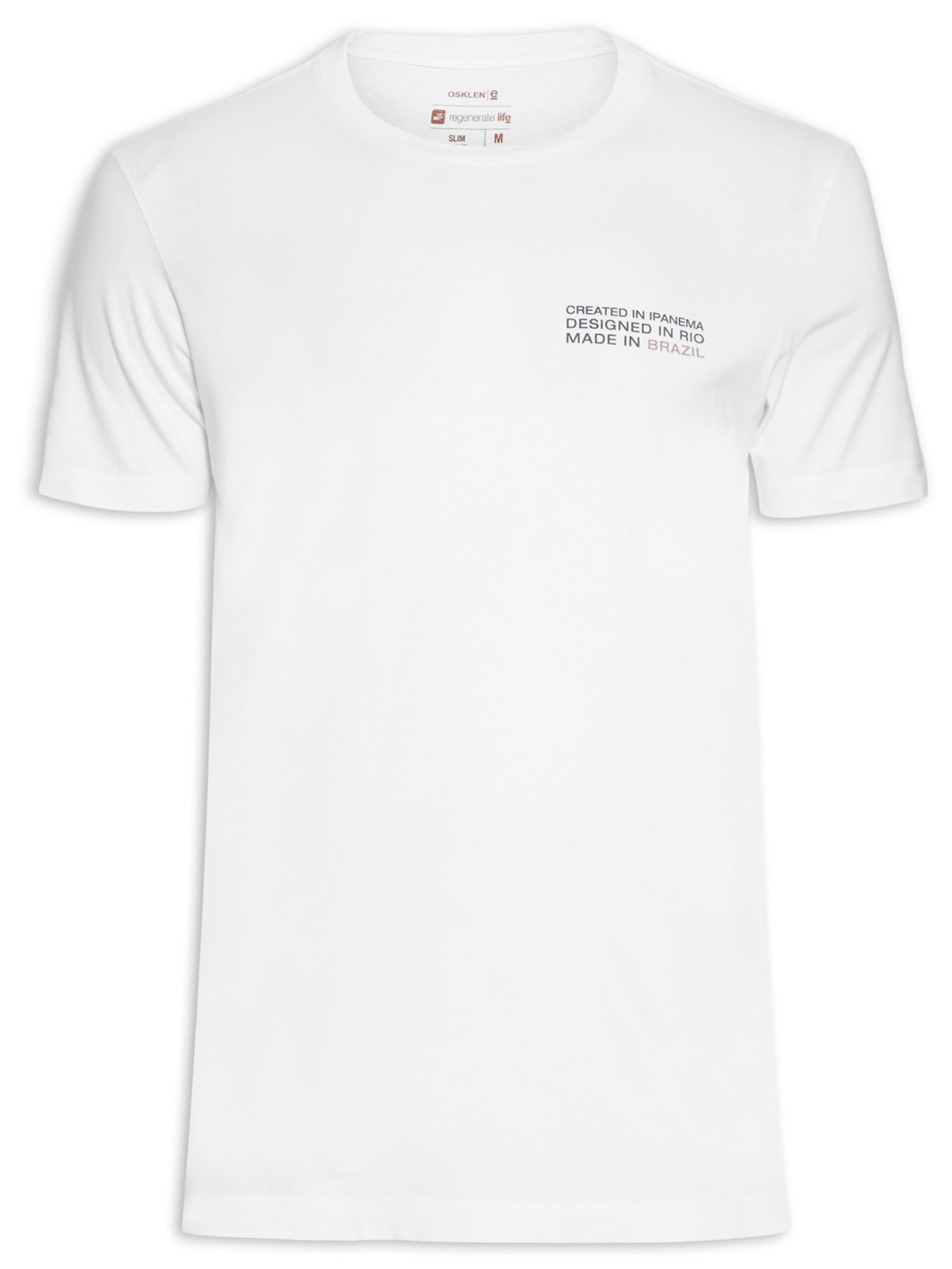 Camiseta Masculina Vintage Created - Branco
