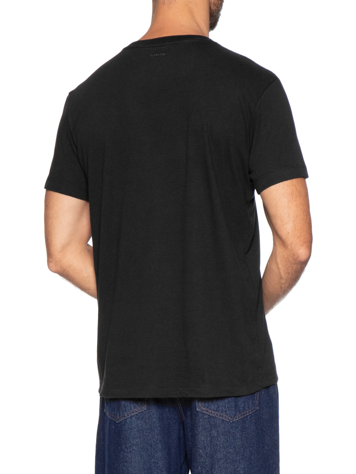 Camiseta Masculina Vintage Dots Preto Osklen