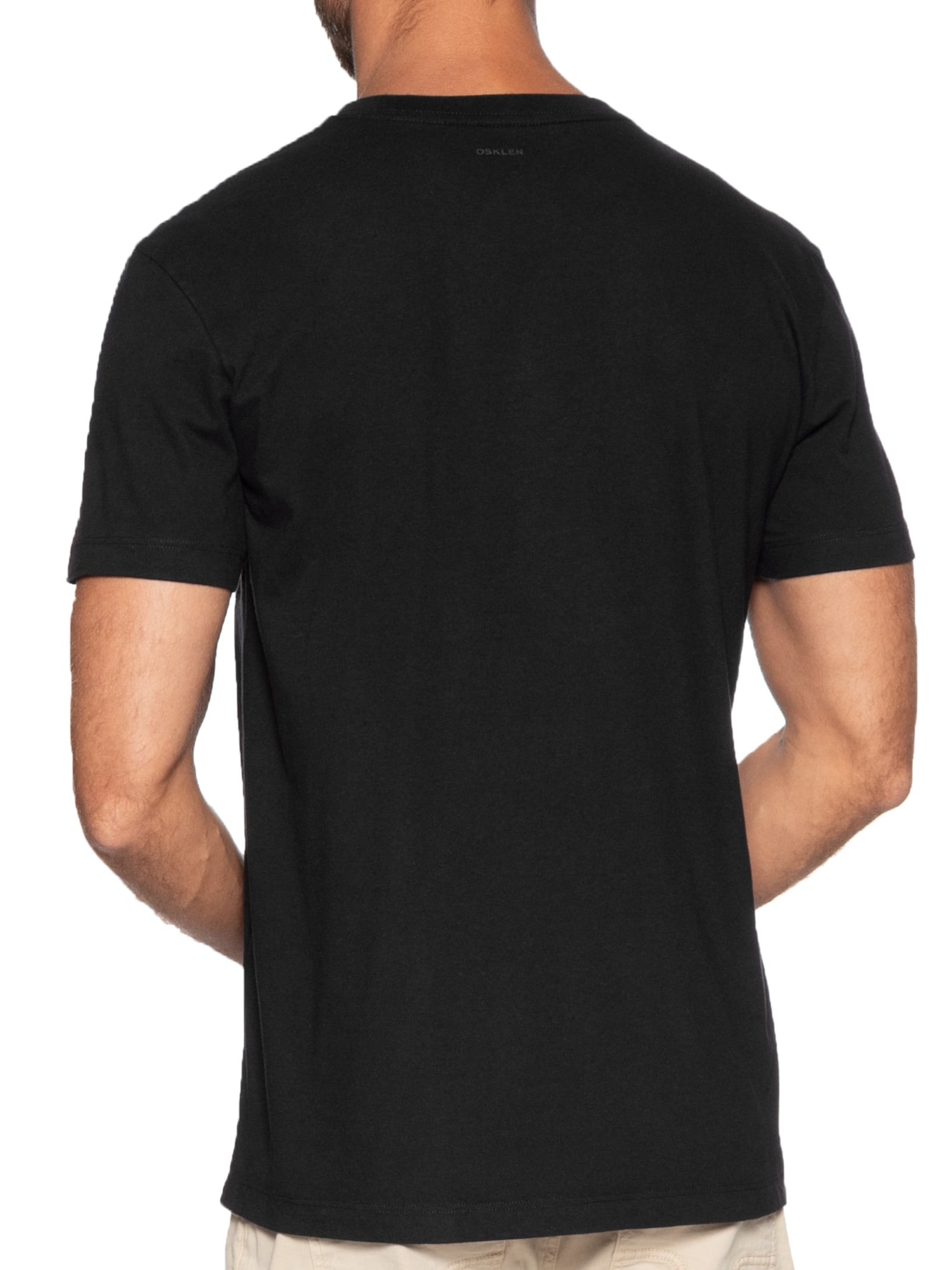 Camiseta Masculina Vintage Dots Preto Osklen