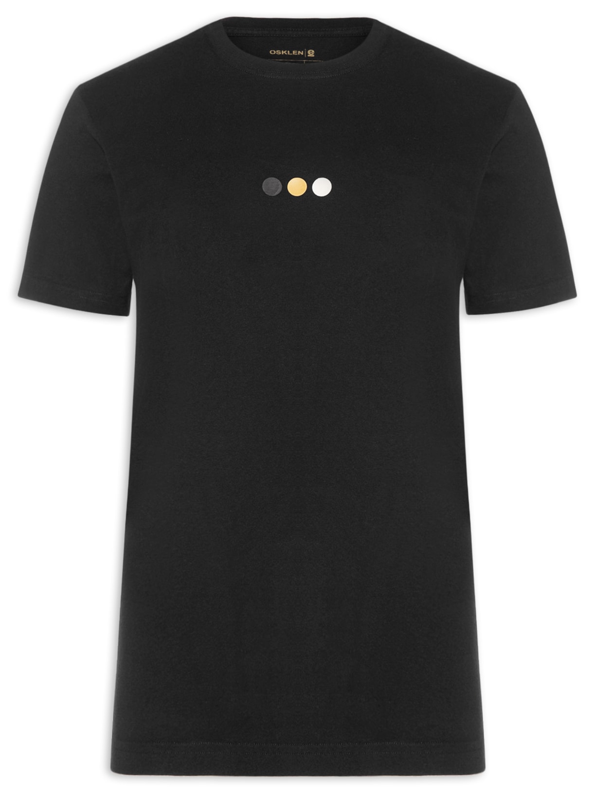 Camiseta Masculina Vintage Dots Preto Osklen