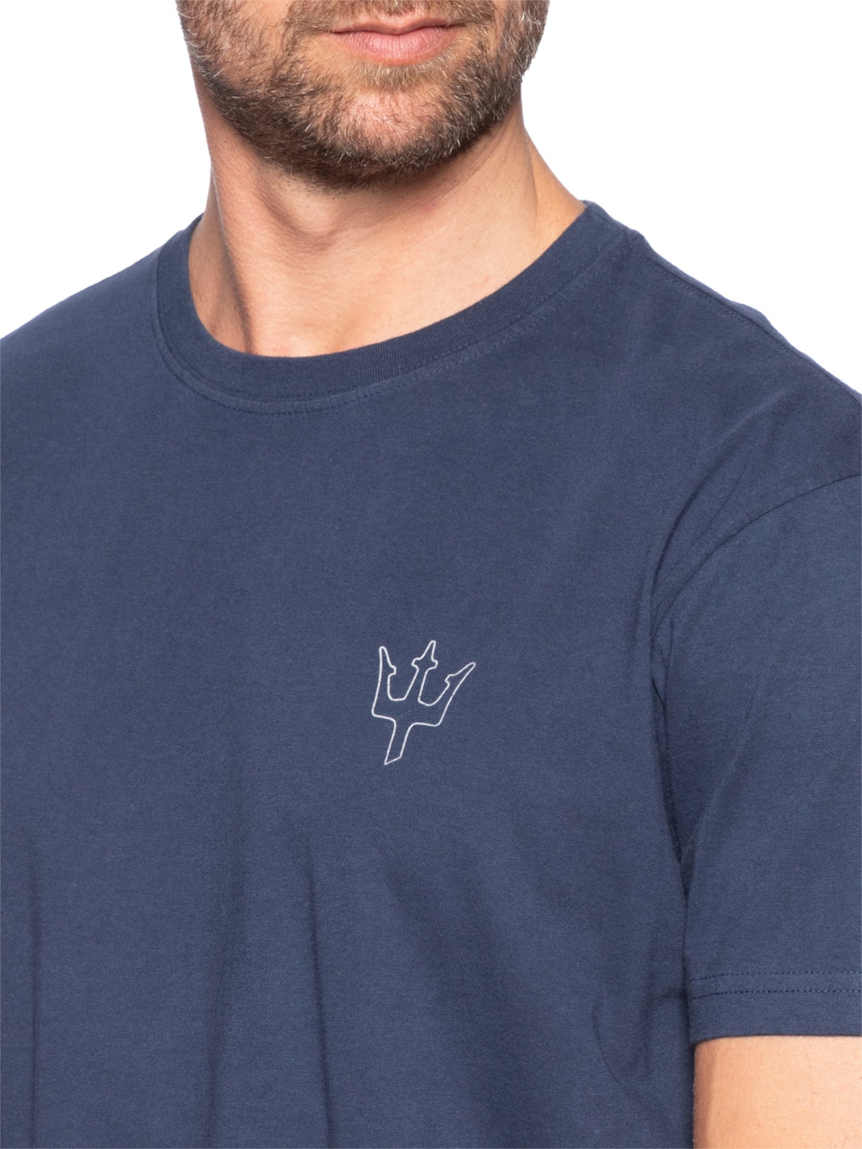 Camiseta Masculina Vintage Expeditions Club Azul Osklen