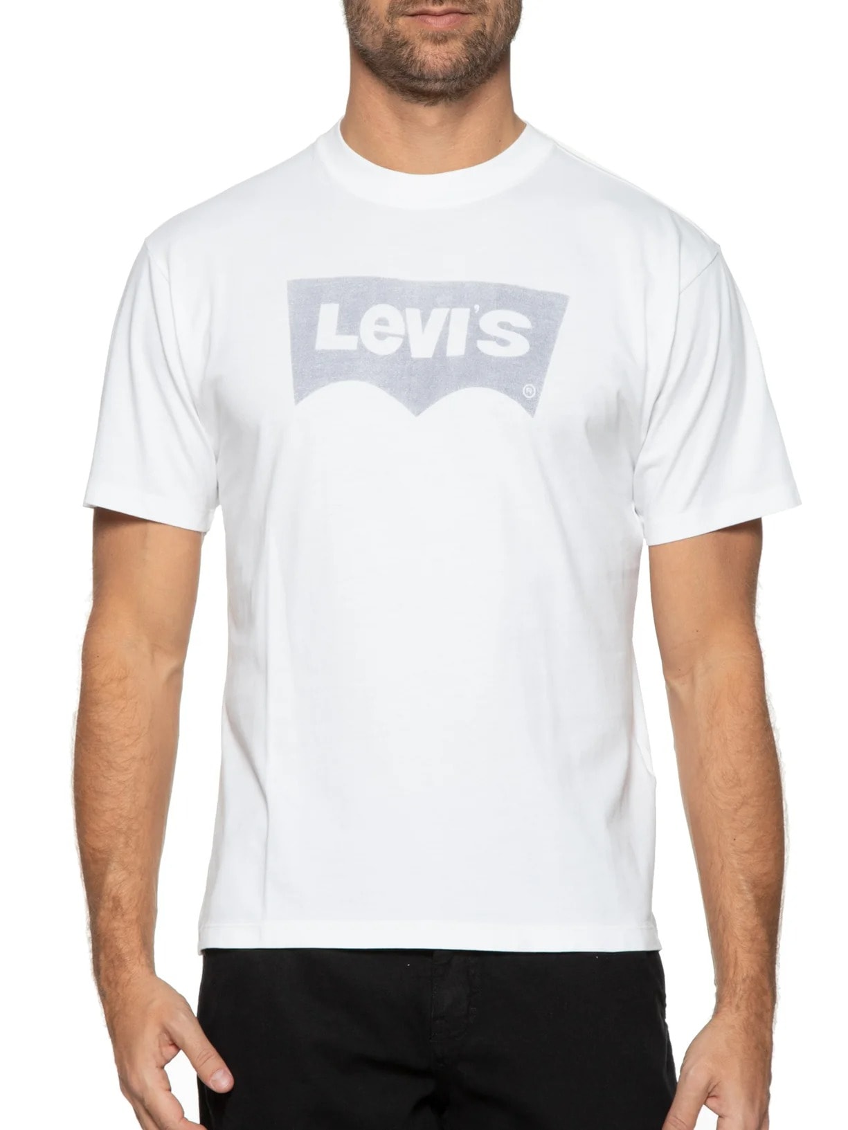 Camiseta Masculina Vintage Fit Graphic Branco Levi's
