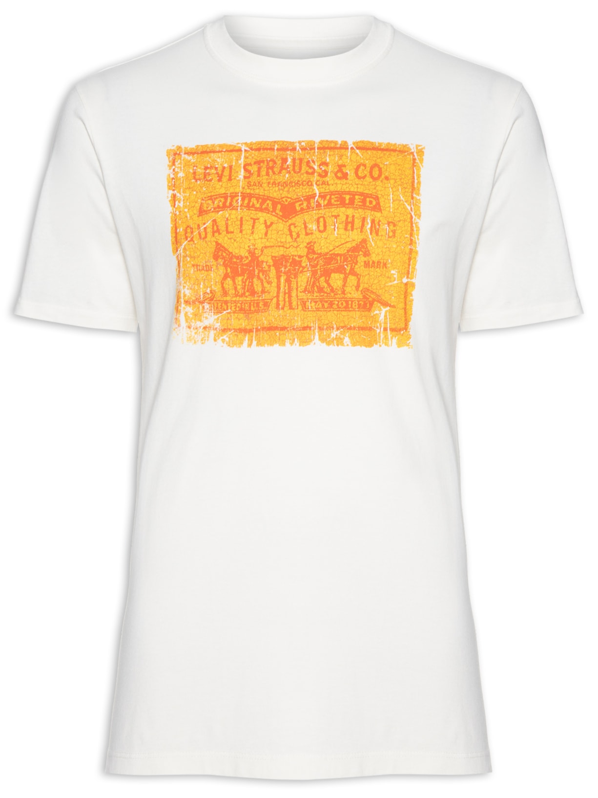 Camiseta Masculina Vintage Fit Graphic Off White Levi's