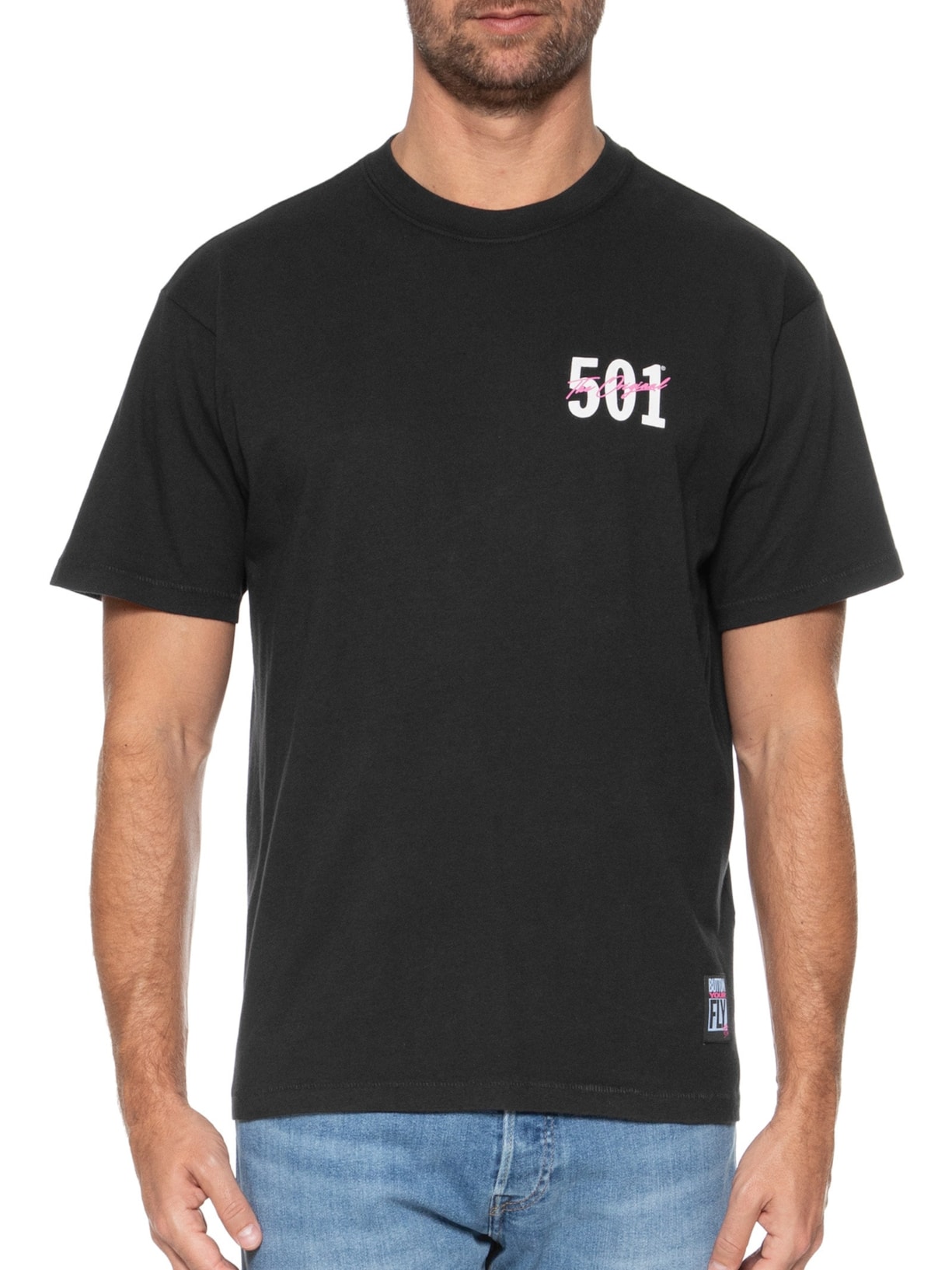 Camiseta Masculina Vintage Fit Graphic Tee Preto Levi's