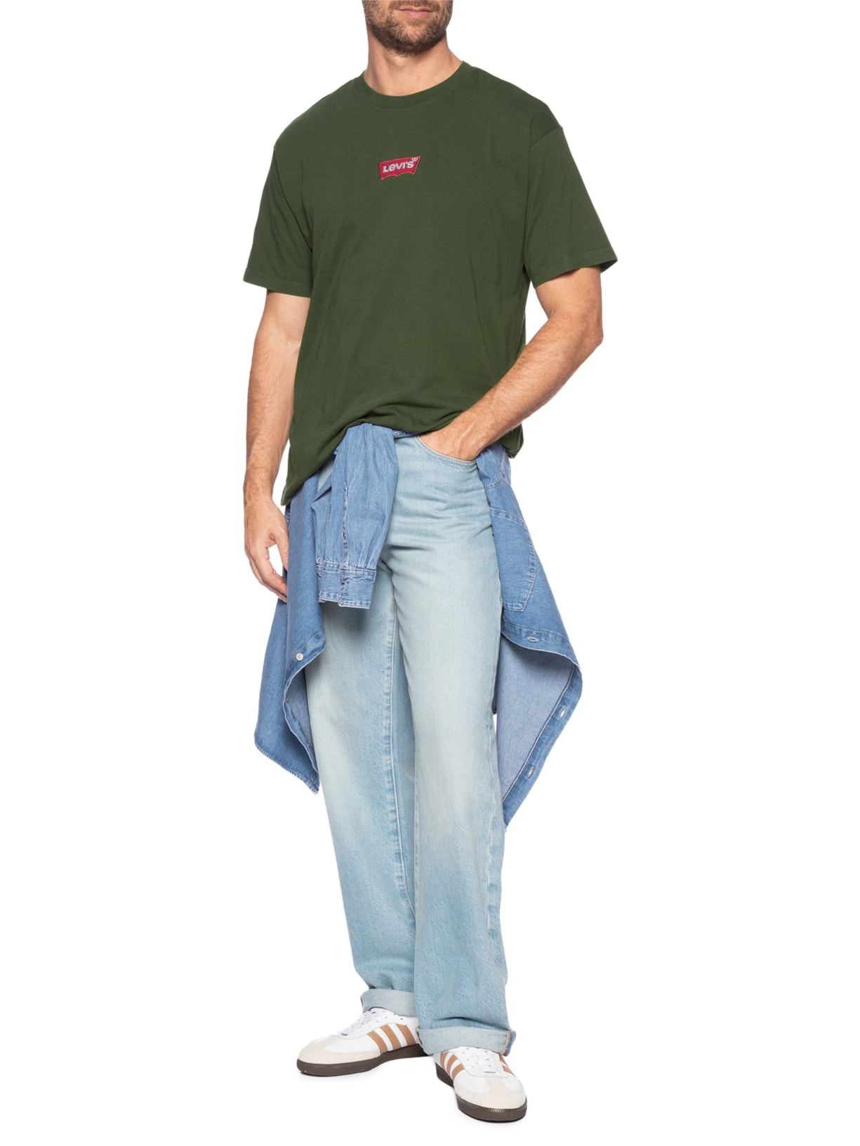 Camiseta Masculina Vintage Fit Graphic Tee Verde Levi's