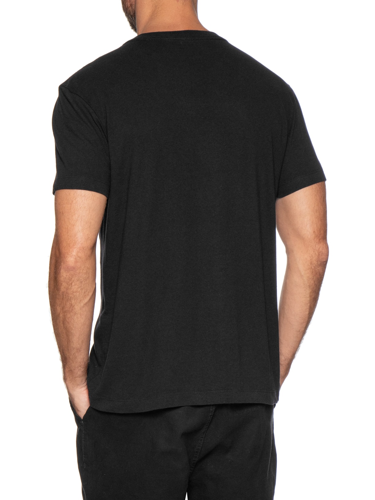 Camiseta Masculina Vintage Ipanema Rio de Janeiro Preto Osklen