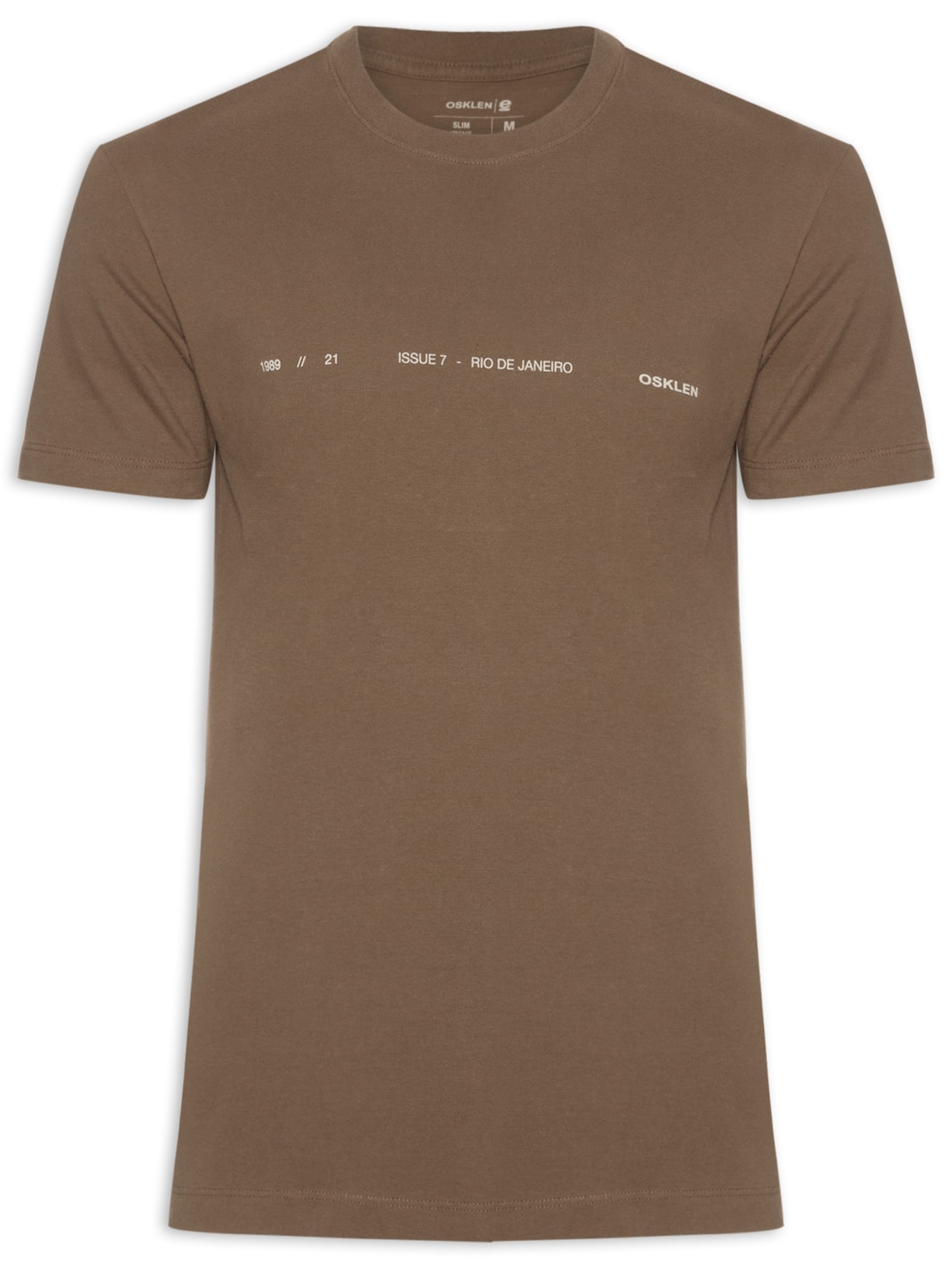 Camiseta Masculina Vintage Issue7 – Marrom Osklen