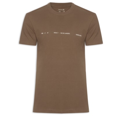 Camiseta Masculina Vintage Issue7 – Marrom