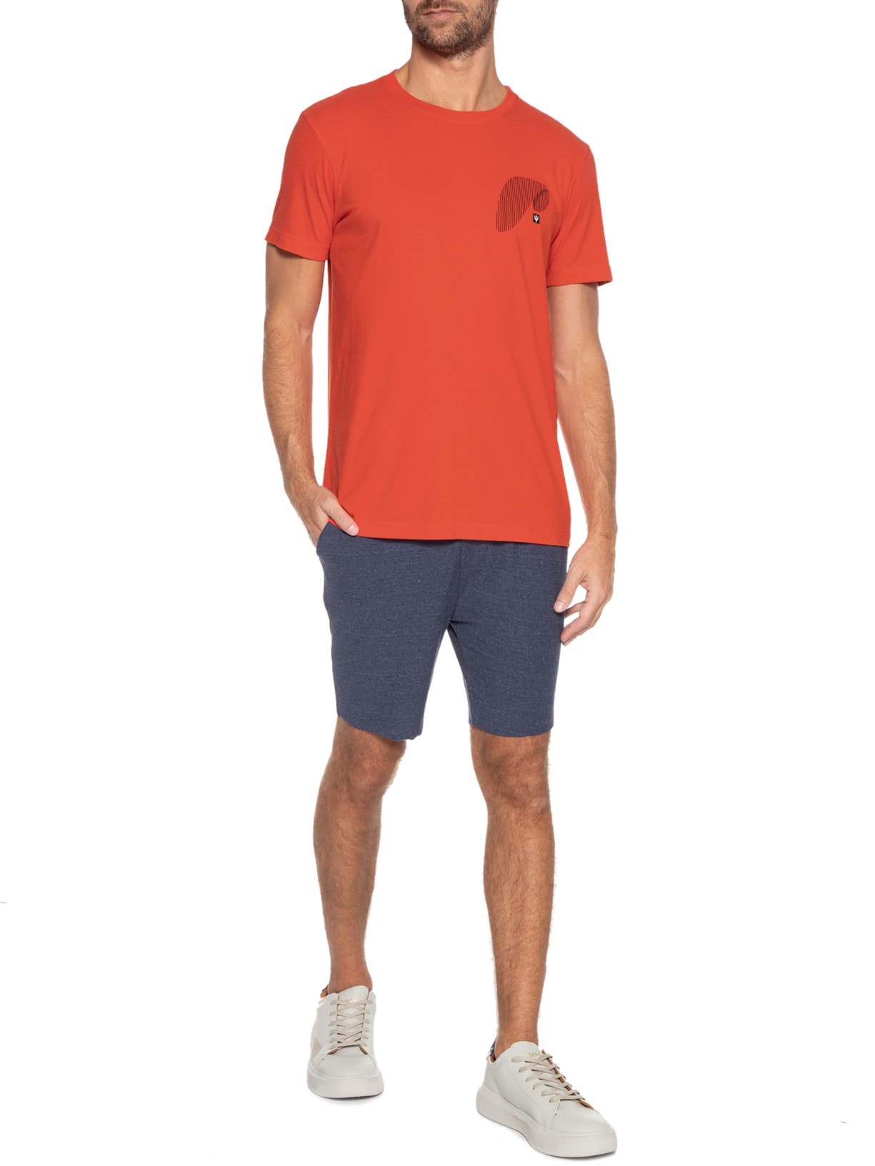 Camiseta Masculina Vintage Kite Graphic Vermelho Osklen