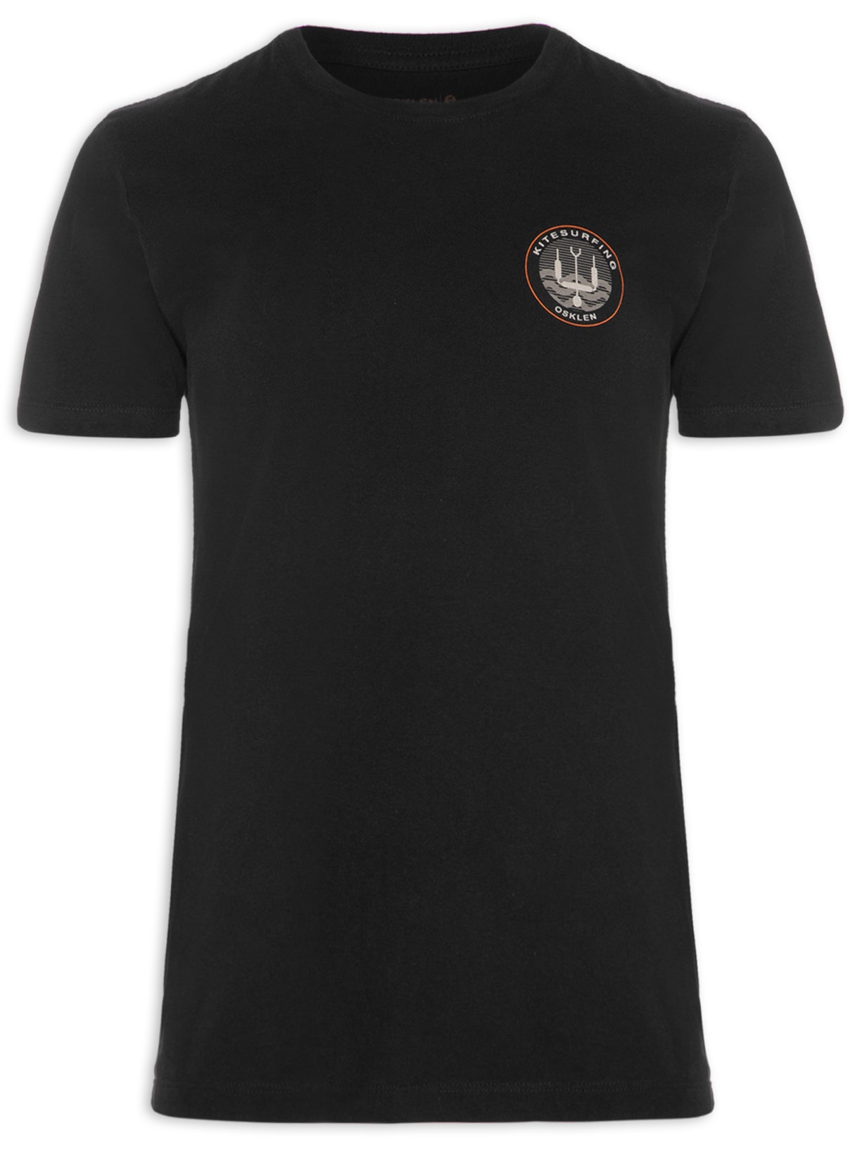 Camiseta Masculina Vintage Kiteboarding Patche 2 -Preto