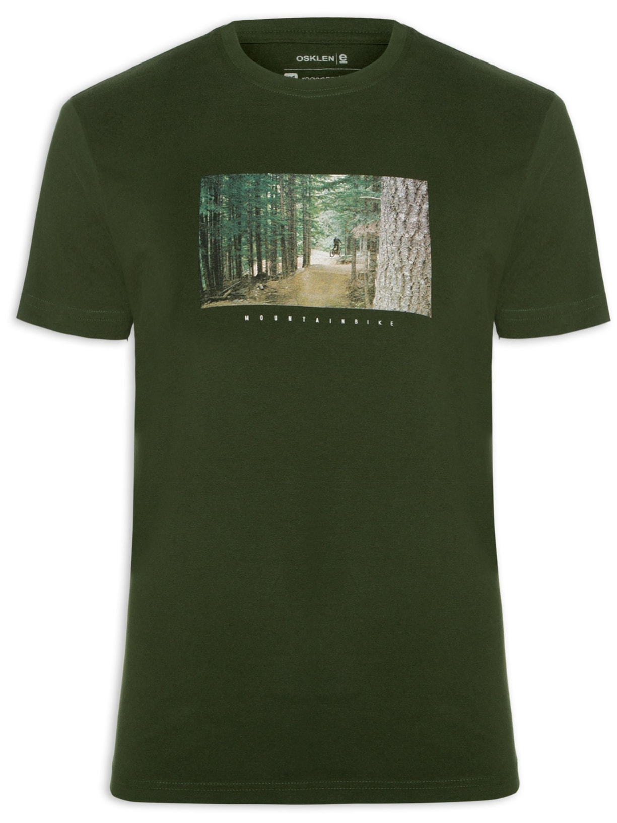 Camiseta Masculina Vintage Montain Bike Manga Curta - Verde