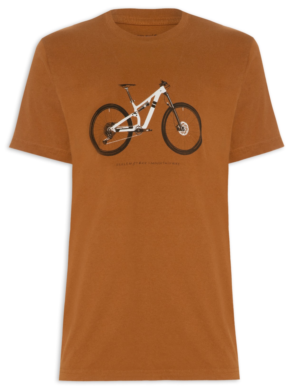Camiseta Masculina Vintage Mountainbike - Marrom