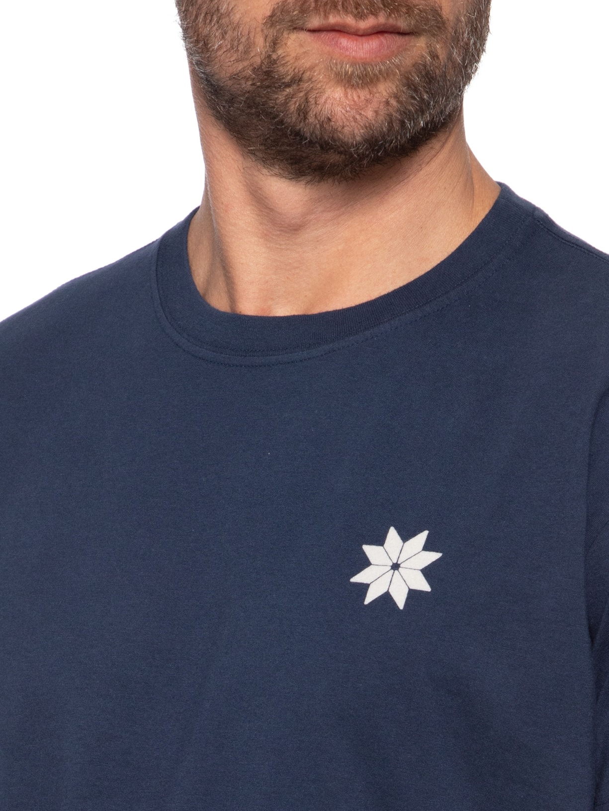 Camiseta Masculina Vintage Mountains Azul Osklen