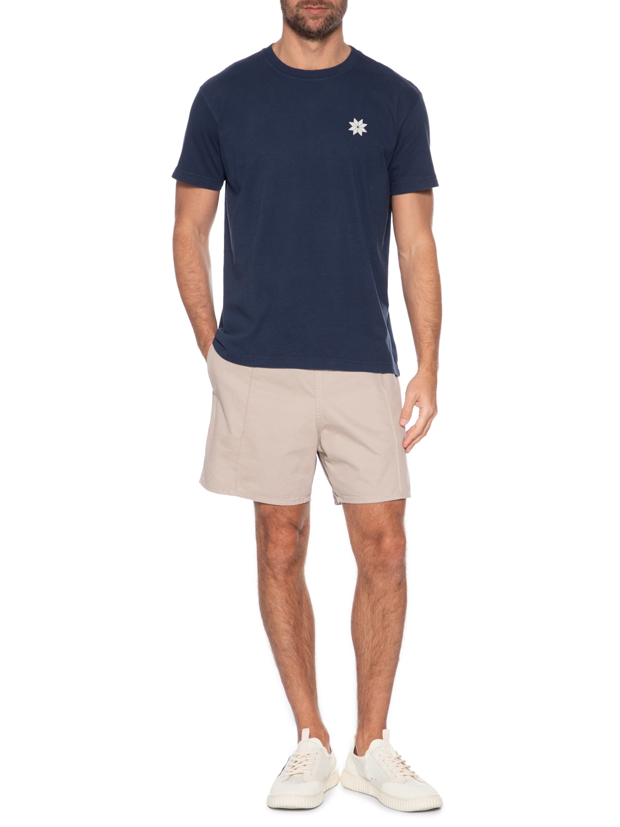 Camiseta Masculina Vintage Mountains Azul Osklen