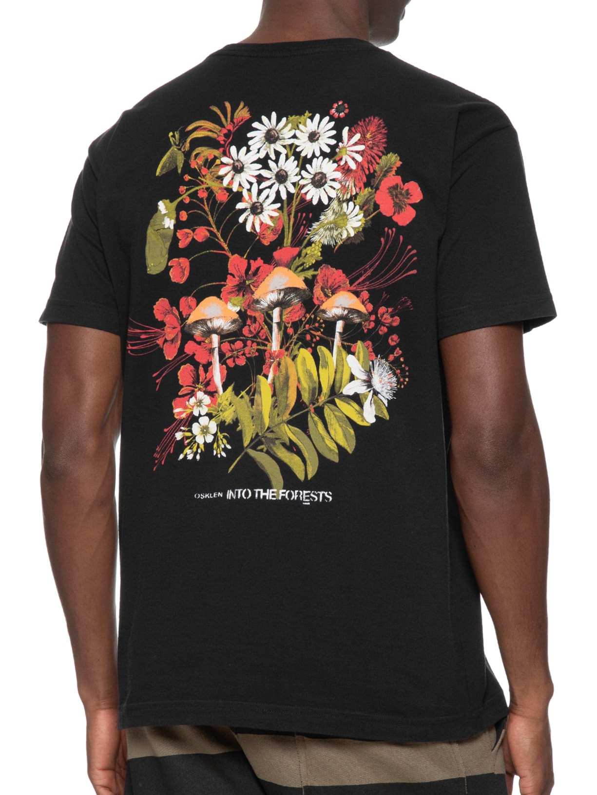 Camiseta Masculina Vintage Mushroom Nature Preto Osklen