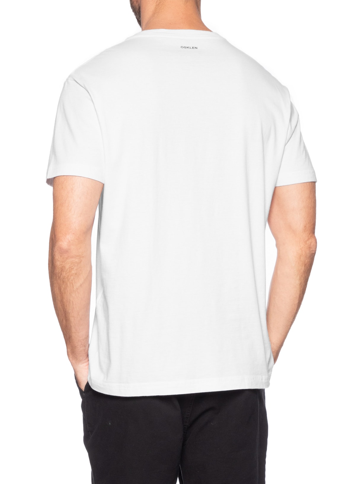 Camiseta Masculina Vintage New Icon Branco Osklen