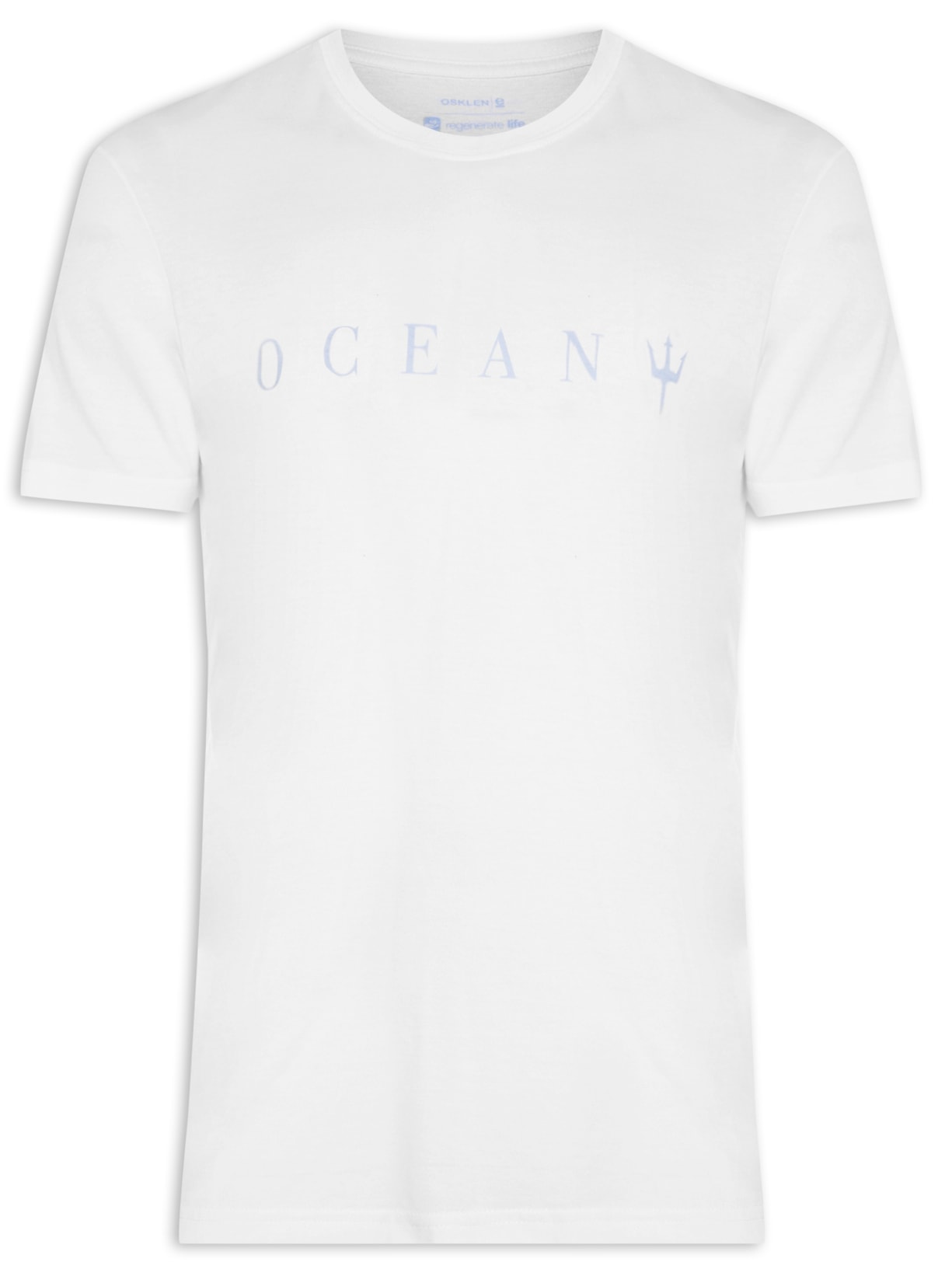 Camiseta Masculina Vintage Oceans - Branco
