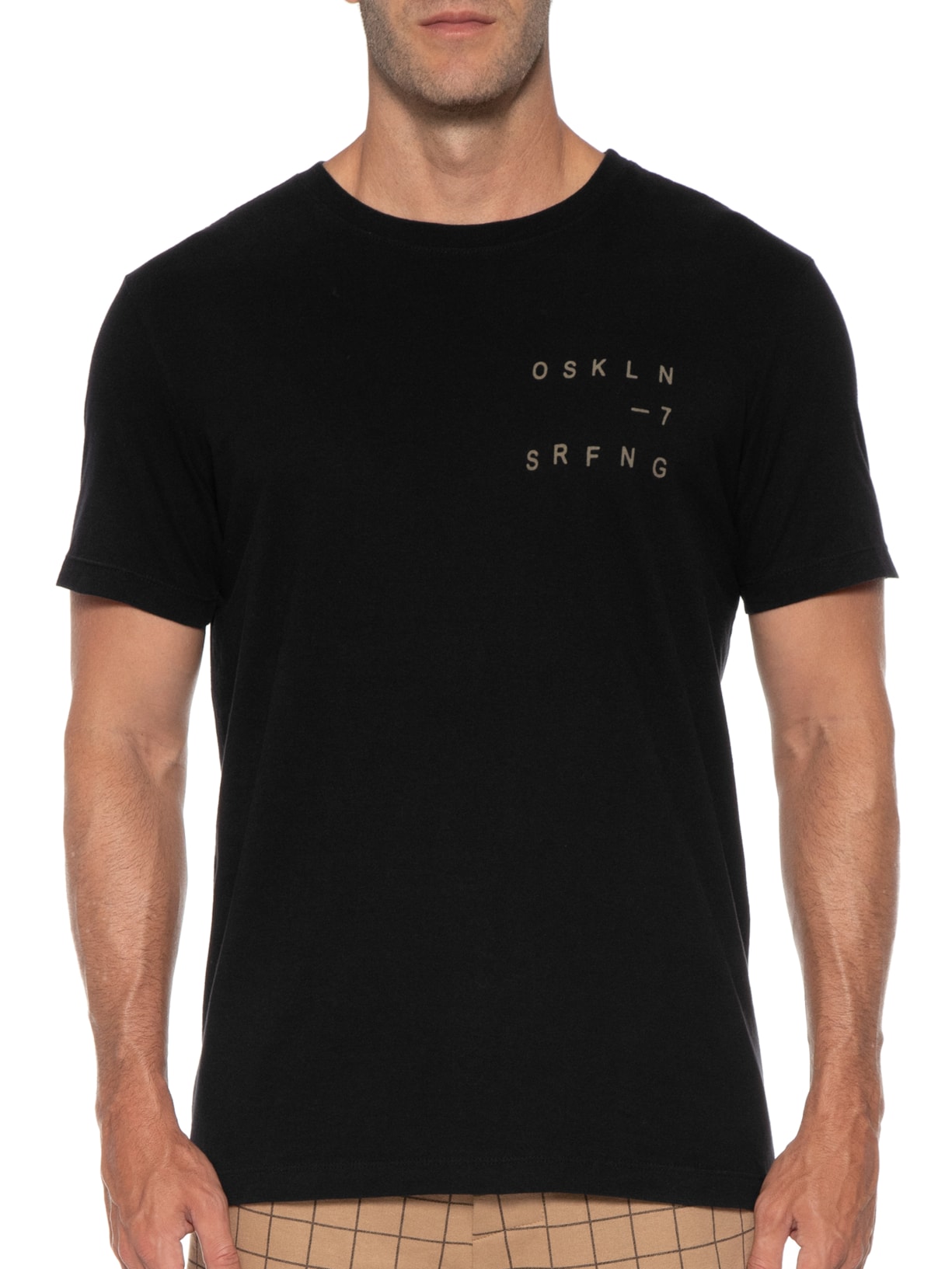 Camiseta Masculina Vintage Oskl Preto Osklen