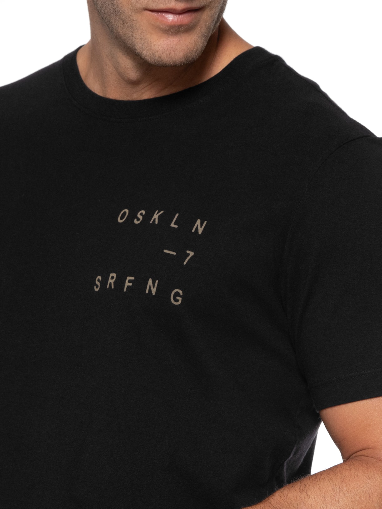 Camiseta Masculina Vintage Oskl Preto Osklen