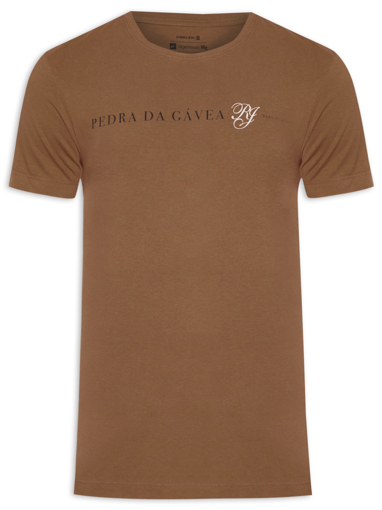 Camiseta Masculina Vintage Pedra Da Gavea - Marrom