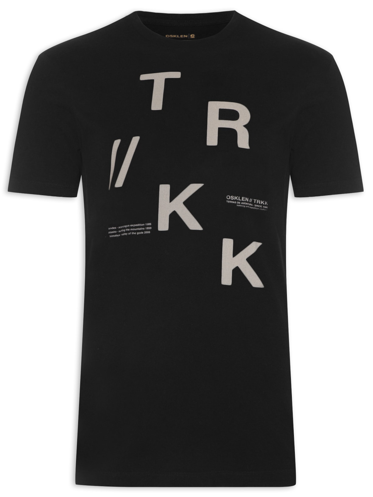 Camiseta Masculina Vintage - Preto