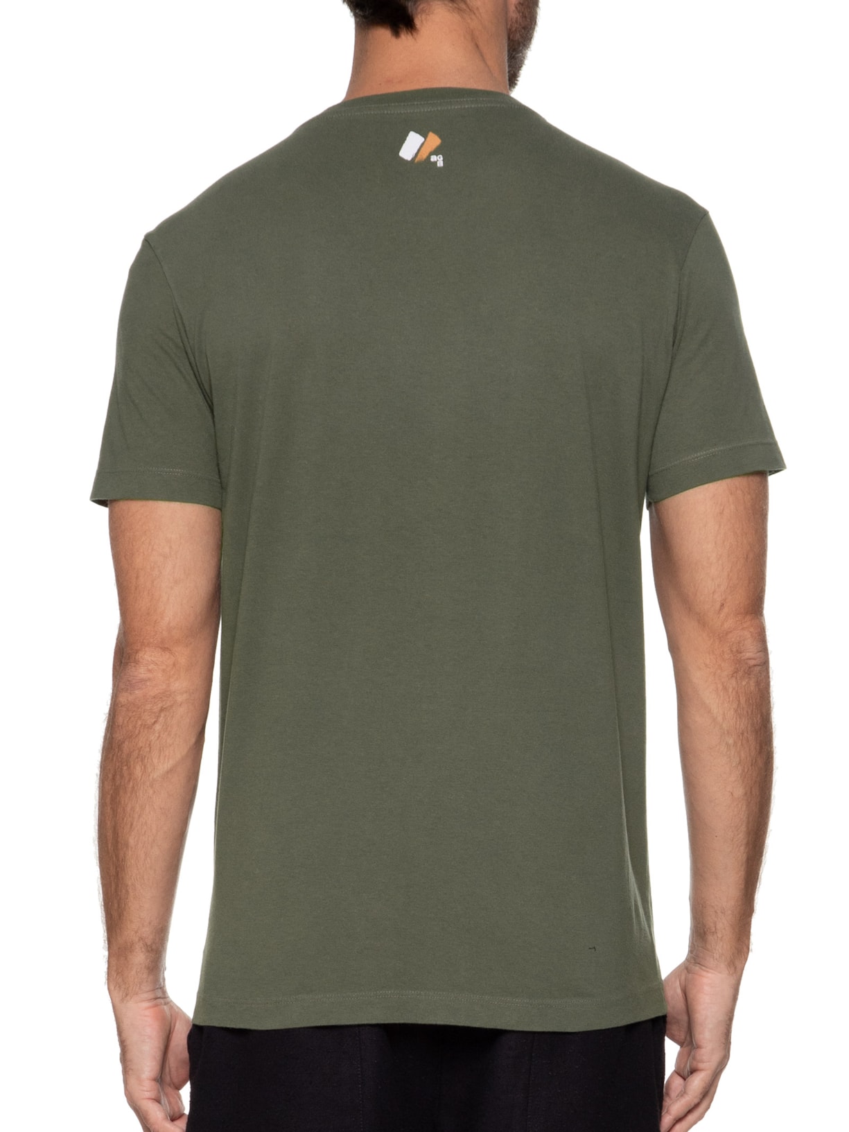 Camiseta Masculina Vintage Rio Manga Curta Verde Osklen