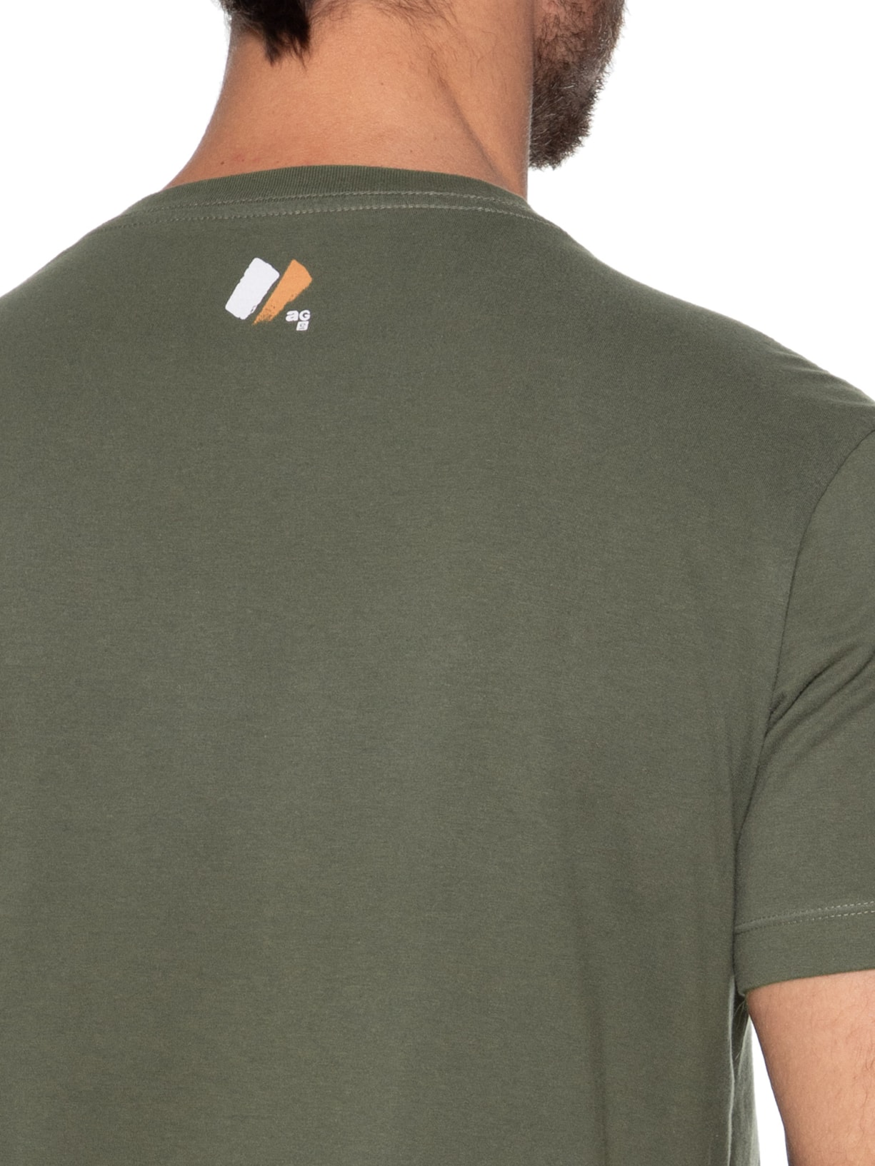 Camiseta Masculina Vintage Rio Manga Curta Verde Osklen