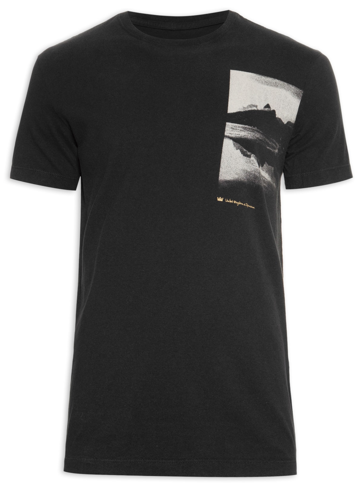 Camiseta Masculina Vintage Rio Mirror - Preto