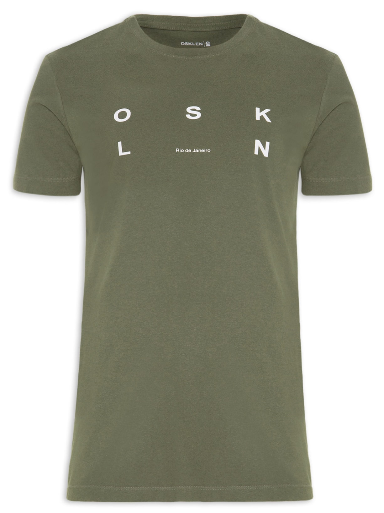 Camiseta Masculina Vintage Rj Verde Osklen