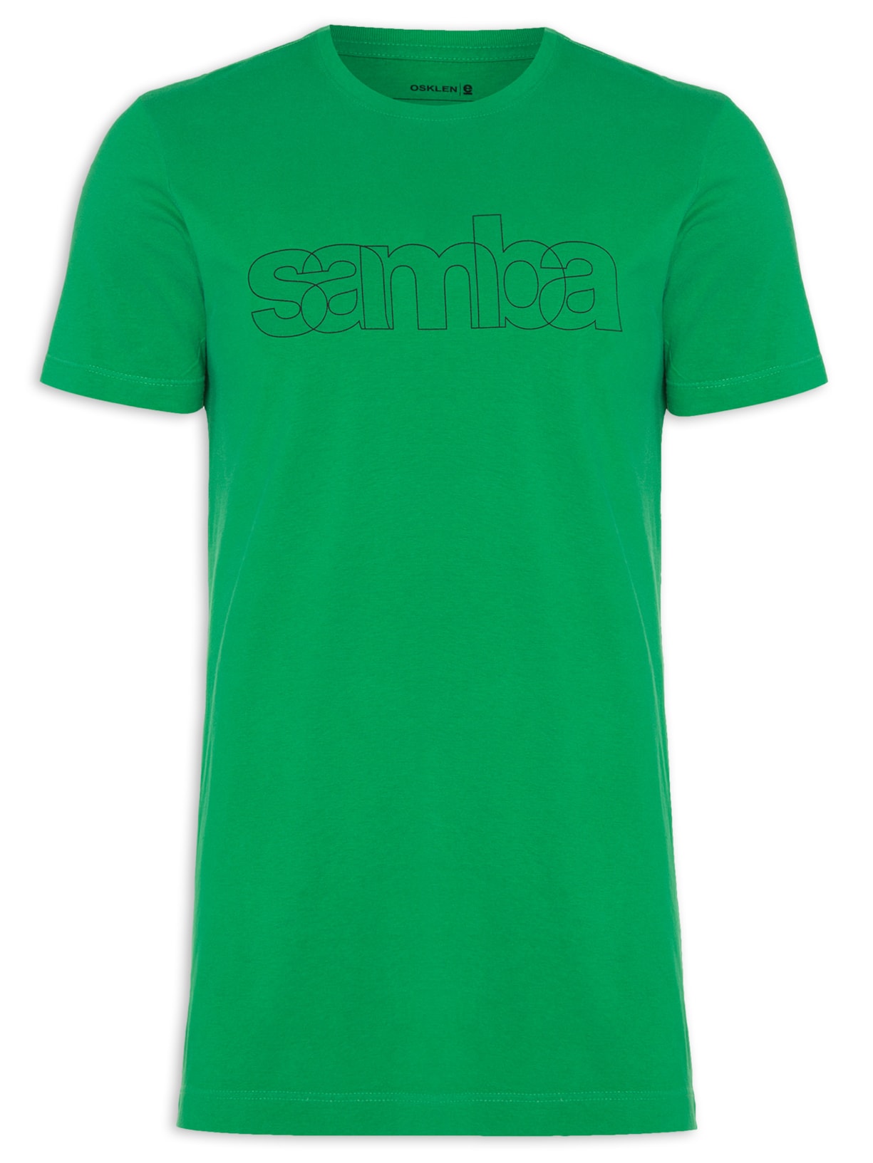 Camiseta Masculina Vintage Samba Linha - Verde