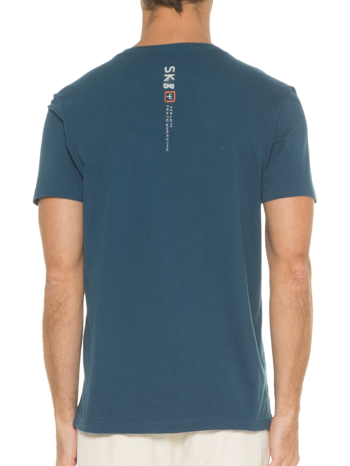 Camiseta Masculina Vintage Skating Foot Azul Osklen