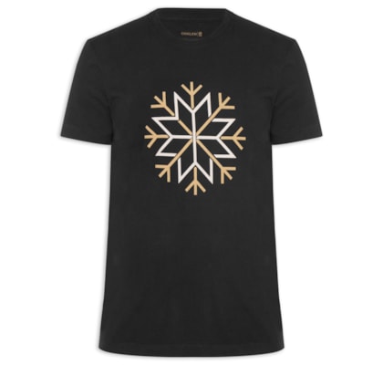 Camiseta Masculina Vintage Snow Icon 03 - Preto