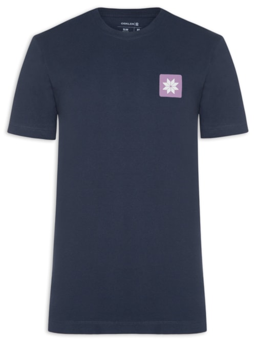 Camiseta Masculina Vintage Snow Icon - Azul