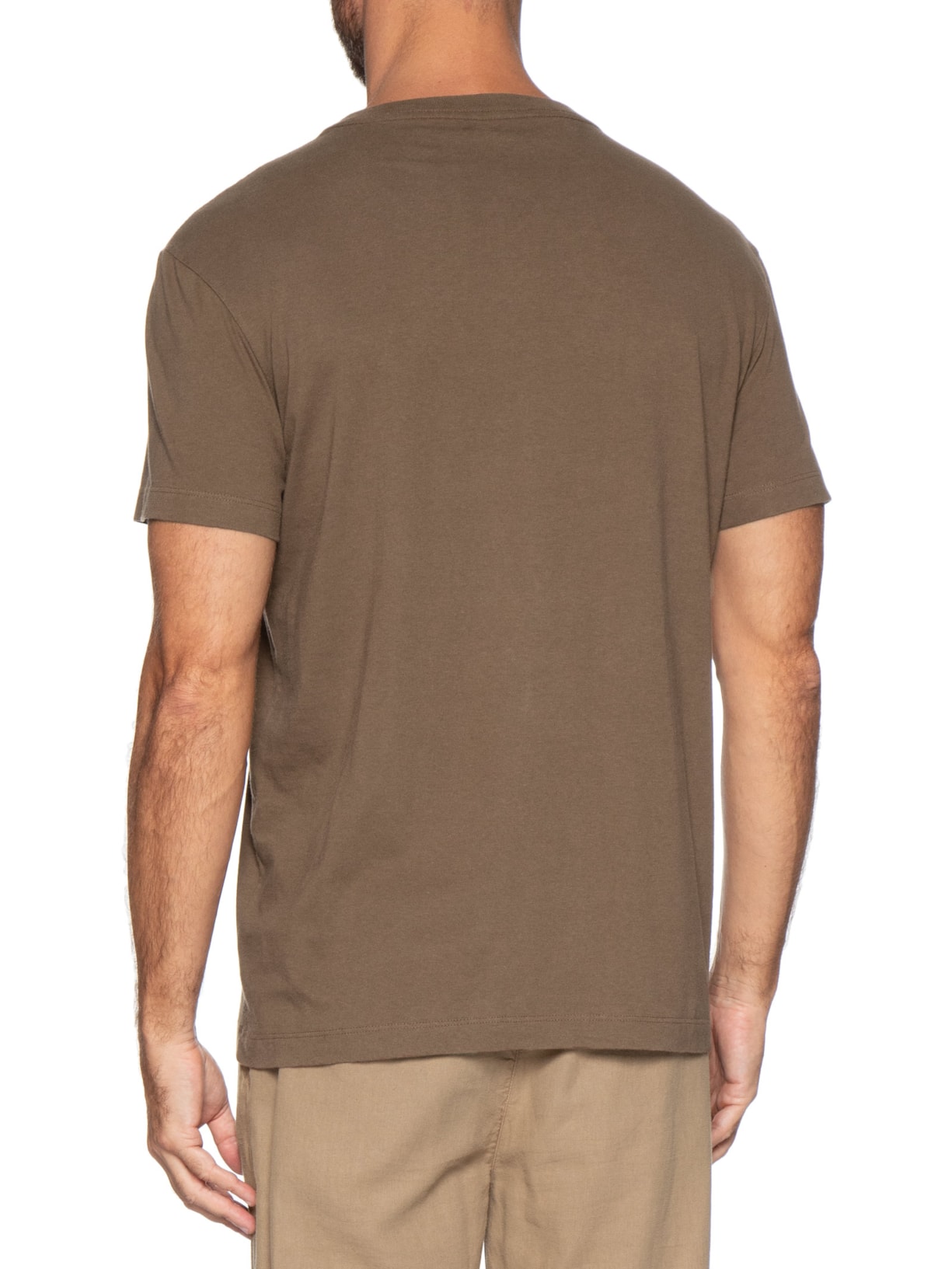 Camiseta Masculina Vintage Snow Icon Marrom Osklen