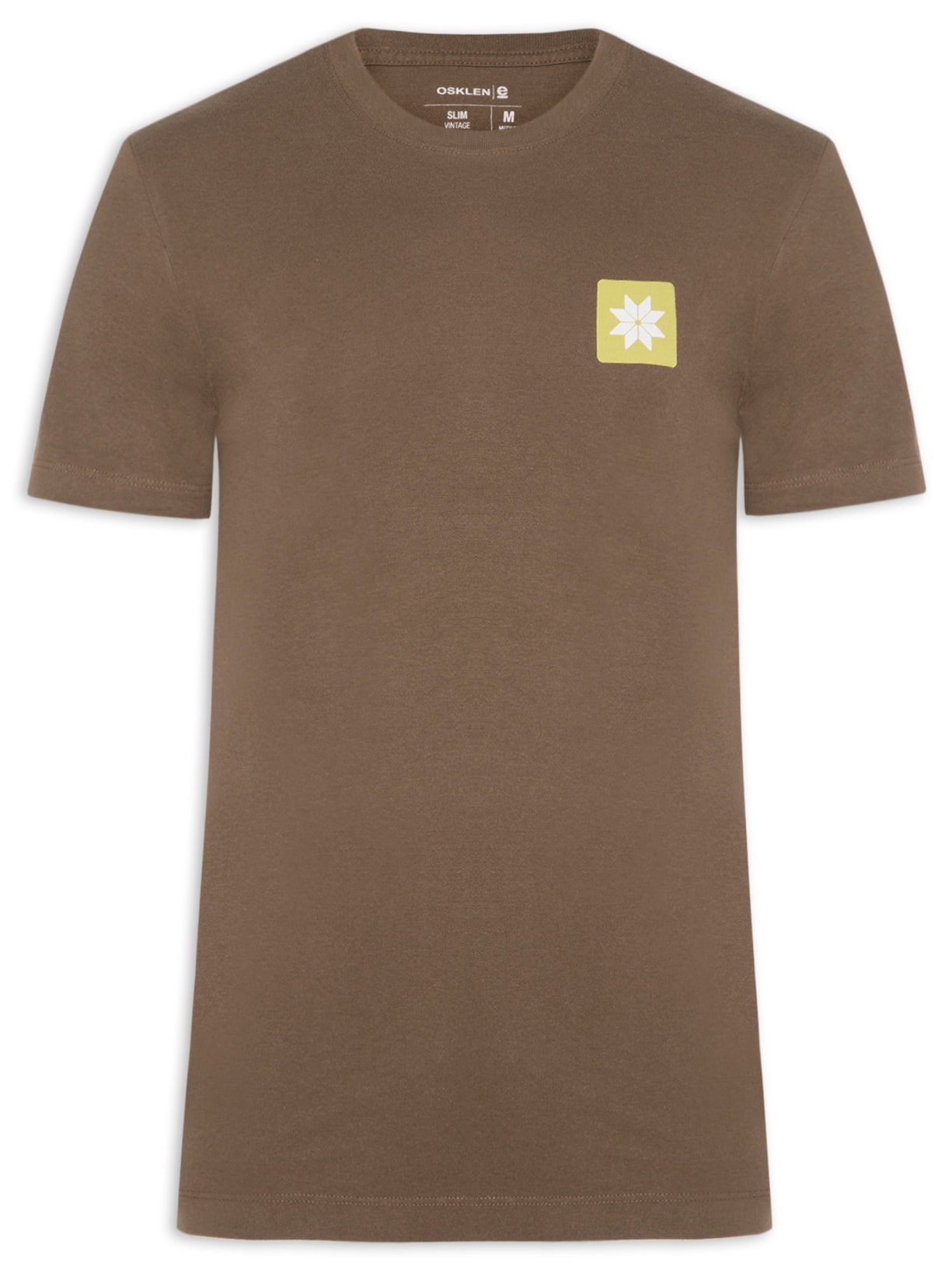 Camiseta Masculina Vintage Snow Icon Marrom Osklen