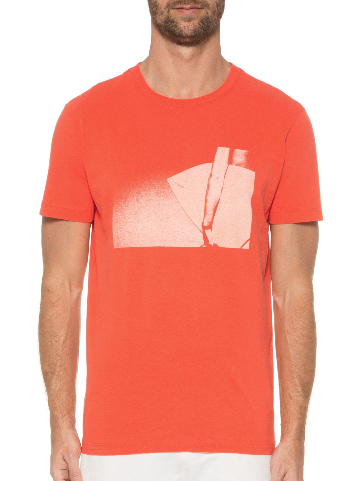 Camiseta Masculina Vintage Surfer Laranja Osklen